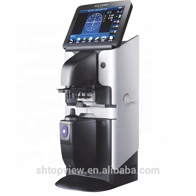 Free ShippingOptical Advanced 7'' Lcd Touch Screen Lensometer Digital Automatic Focimeter with PD UV Printer JD-2600A