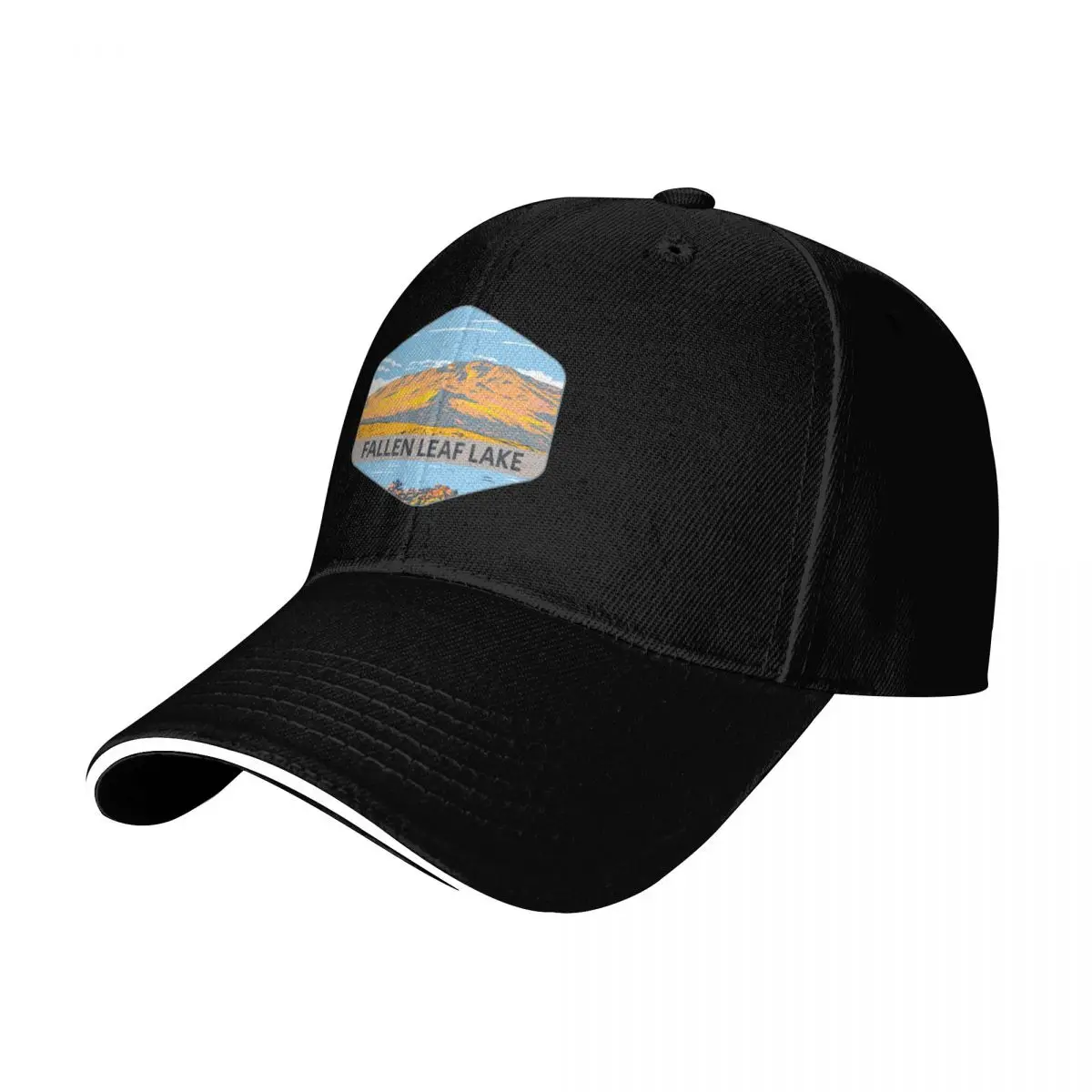 Fallen Leaf Lake California Baseball Cap Sun Protection UPF 50+ Breathable Mesh Back Adjustable Buckle Closure