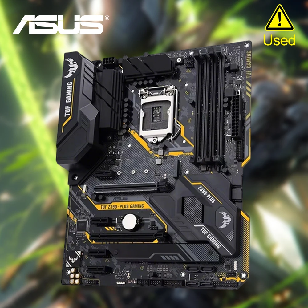 ASUS TUF Z390-Plus Gaming LGA1151 (Intel 8th and 9th Gen) DDR4 DP HDMI M.2 Z390 ATX Motherboard