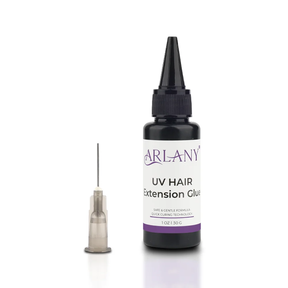 ARLANY 30g Hair Extension UV Glue for UV Lamp Hair Extension Invisible Extensions Fast Drying Hair Bonding Glue UV Hair Glue