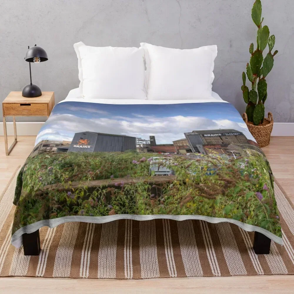 

Brains Brewery Throw Blanket for winter Custom Sofa Throw Blankets funny gift halloween Nap Warm Blankets