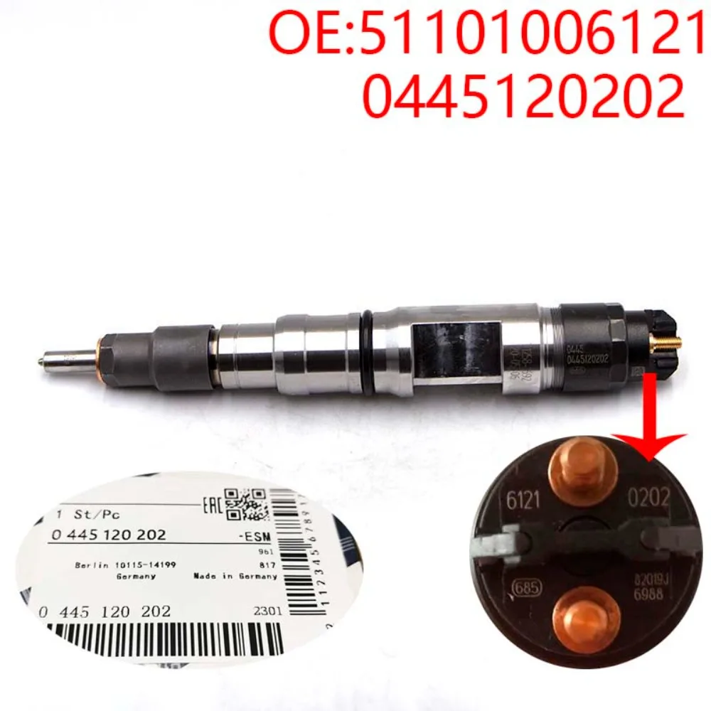 

0445120202 fuel common rail injector assembly suitable for Deman 0445 120 202