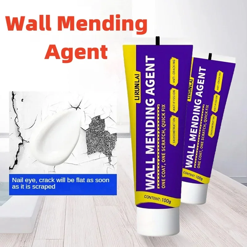 1 szt. Pasta do naprawy ścian, biała pasta szpachlowa, walenia wgniecenia złamane wypełnienie renowacja pęknięcia, zestaw naprawczy otworów na gwoździe łatka pasta ścienna