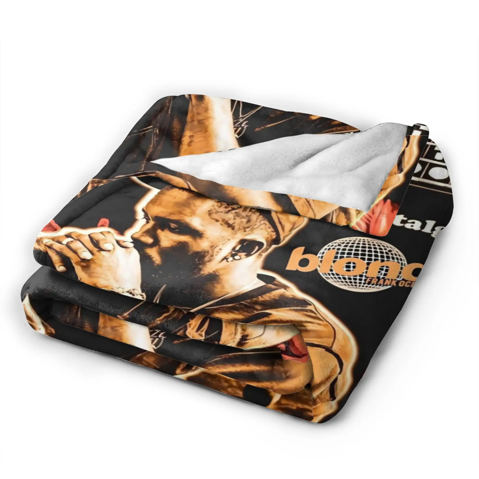 فرانك أوشن كول موسيقى المغني البطانيات نزهة الفانيلا رمي بطانية لغرفة النوم تصميم ناعم جودة المفرش هدية عيد ميلاد #5