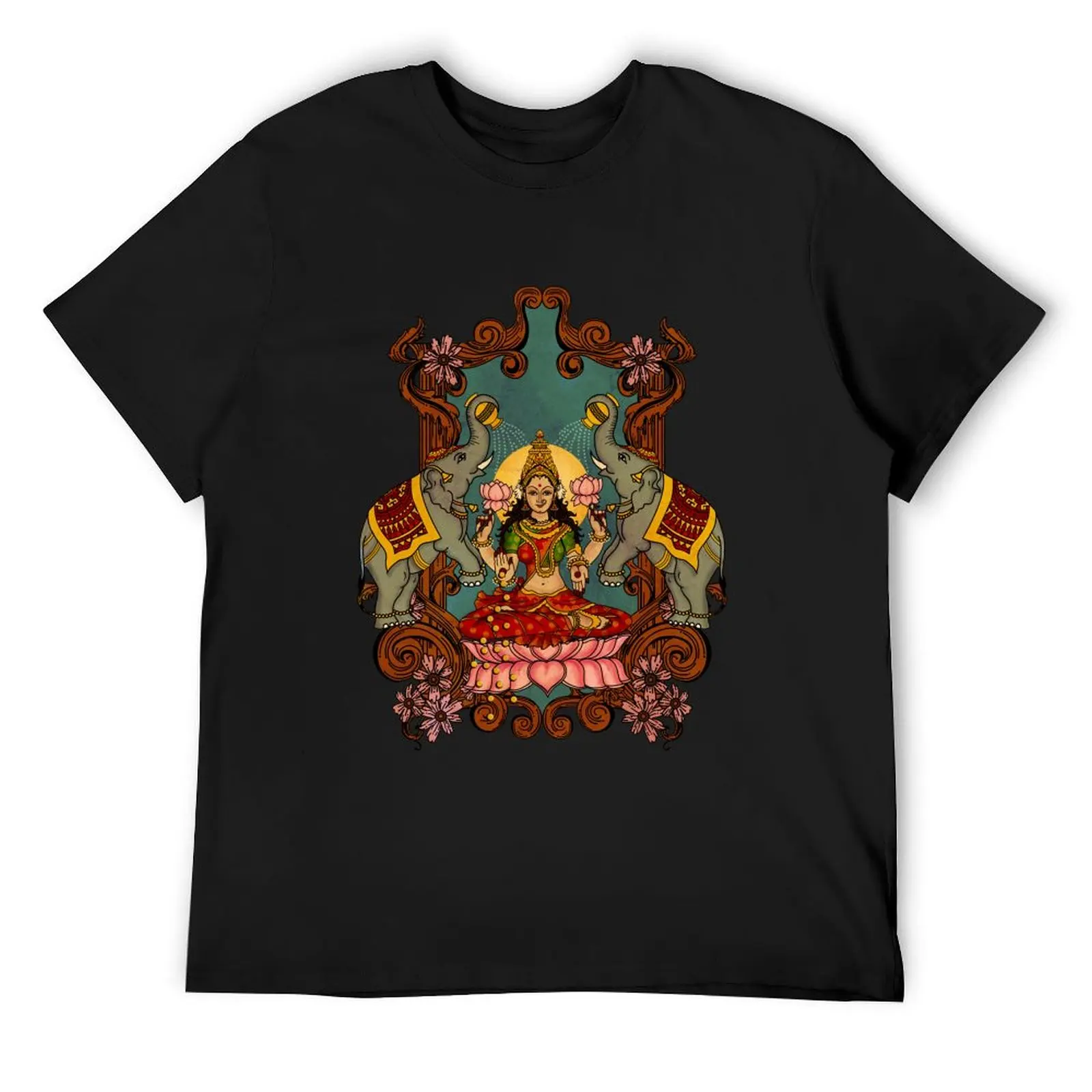 

LAKSHMI - GODESS OF WEALTH T-Shirt blanks graphic shirts essential t shirt aesthetic clothes workout shirts for men