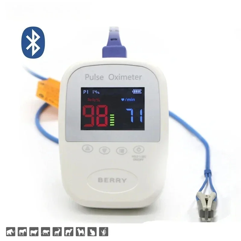 Animal Nursing Veterinary Hospital Handheld Pulse Oximeter AM1000A