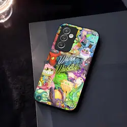 My Singing Monsters Phone Case Glass Back For Samsung A34 A14 A31 A12 A21 A52 A71 A20 A51 A40 A32 A72 A30 A54 Coque