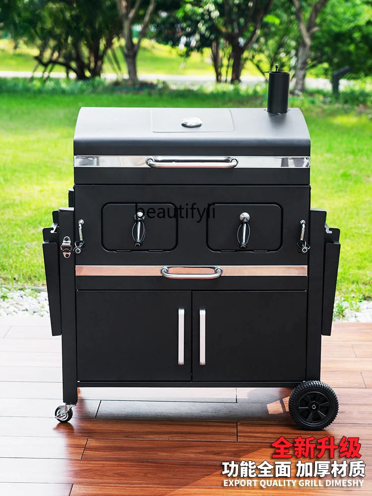 Courtyard Barbecue Grill Household Barbecue Grill Charcoal Oven American Style