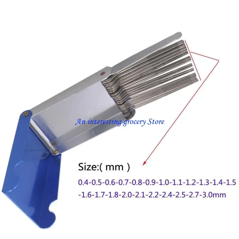 652D Guitar Slotting File Flat Rods Slot Filing Set Needle File Luthier Tool Kits