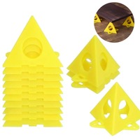 10PCS Mini Cone Paint Pyramid Stands Triangle Support Frame Woodworking Tripod Spray Painting Brackets Block Auxiliary Tools
