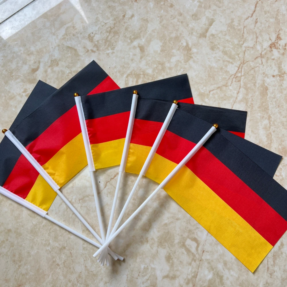 14*21cm Germany flag, European Cup flag GER The German country holds a small flag