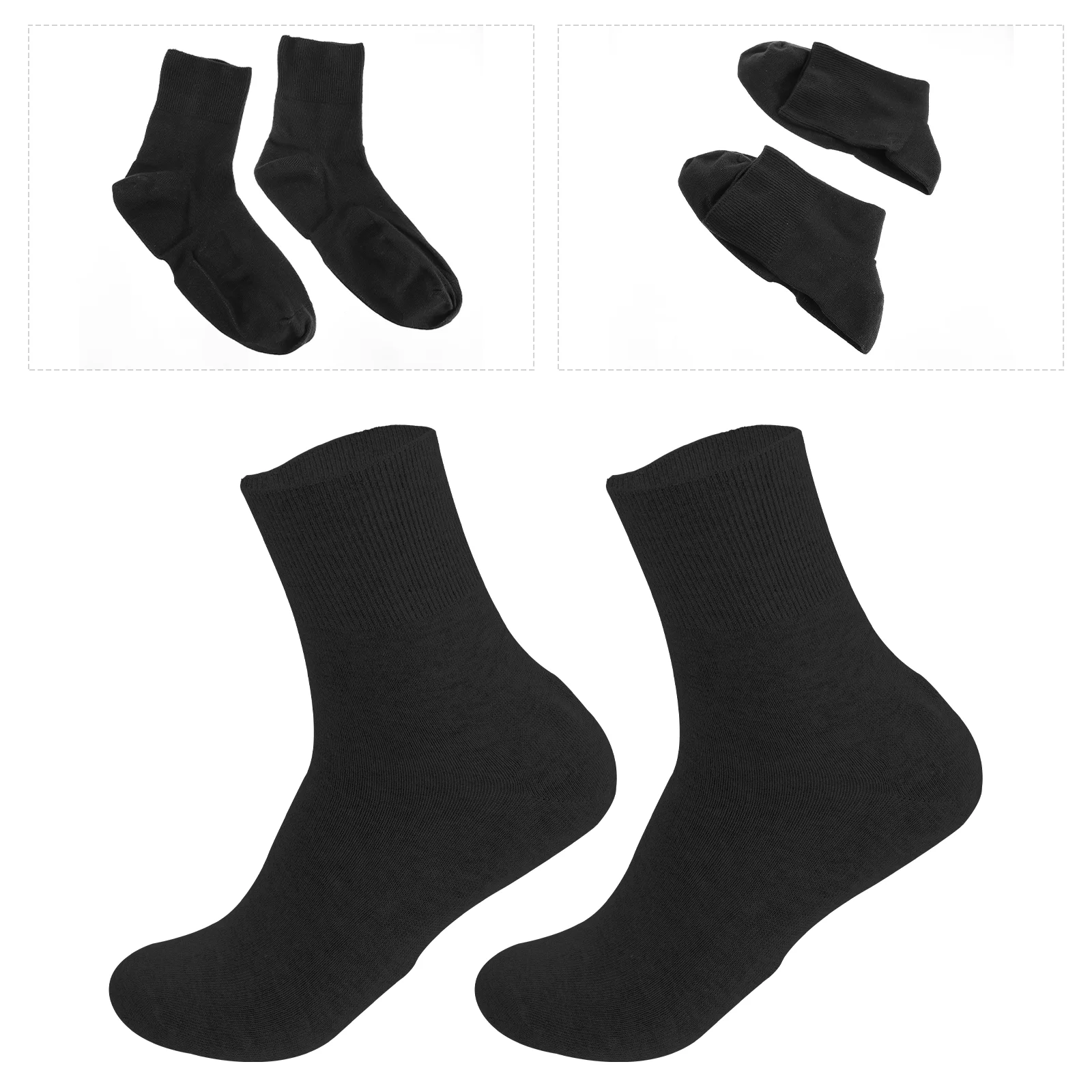 

2 Pcs Sock Dry Cracked Feet Treatment Socks for Moisturizing Plaid Cotton Calluses