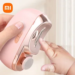 Xiaomi Electric Nail Clippers Automatic Edge Trimming Polishing Safety Fast Illuminatable Mini Portable Household Trimmer Nail