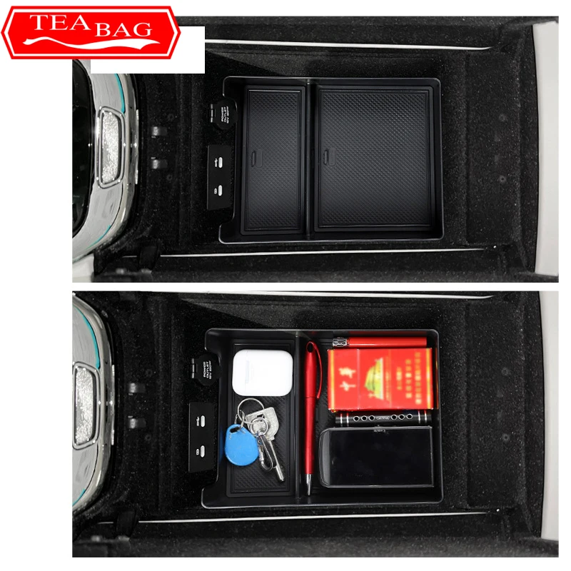 For Zeekr 009 2022-2024 Car Styling Center Console Organizer Storage Interior Armrest Storage Box Auto Modified Accessories