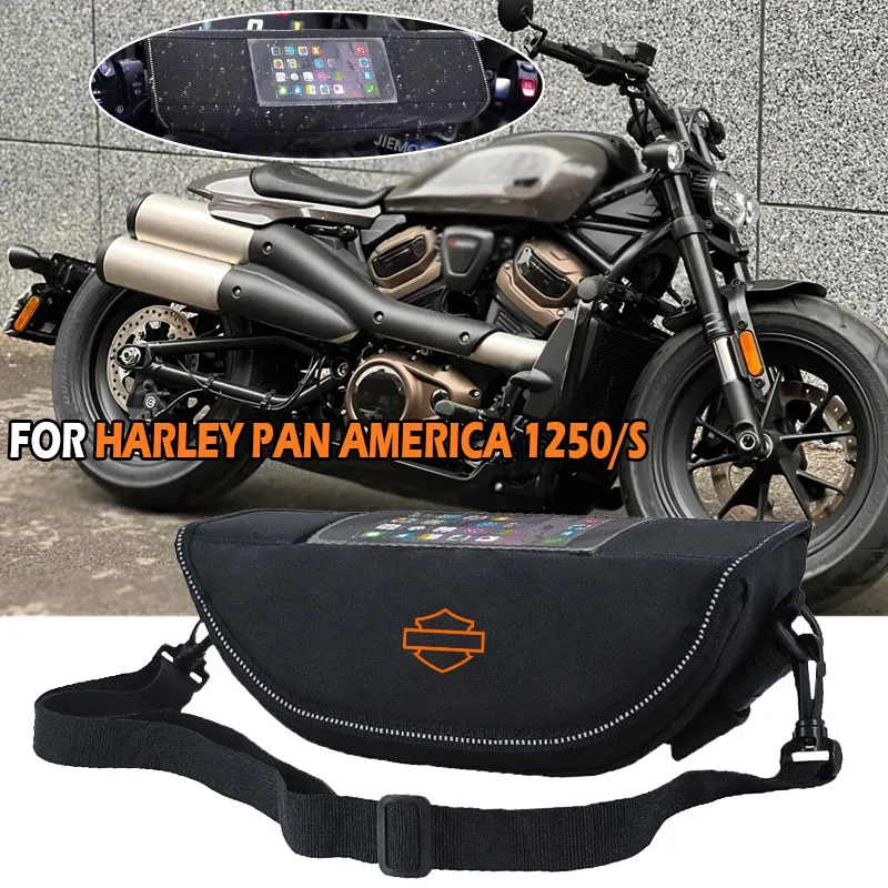 

Motorcycle Handlebar New Bag for HARLEY PAN AMERICA 1250 S PA 1250S PA1250 2020-2024 Accessories Portable Waterproof Phone Bags