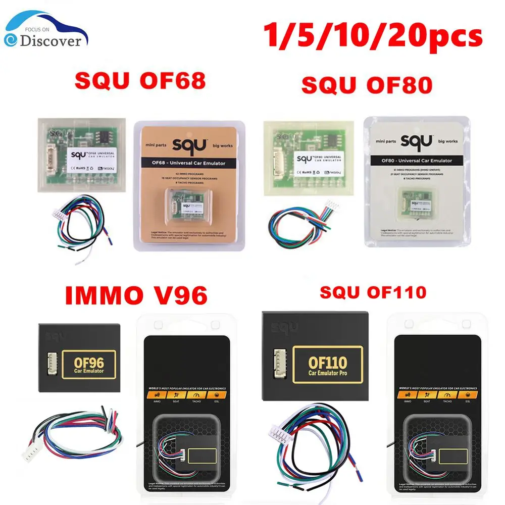 1/5/10/20PCS QU OF68 OF80 V96 OF110 Universal Car Emulator Immo Programs ESL Diagnostic Seat Occupancy Sensor For Multi Cars