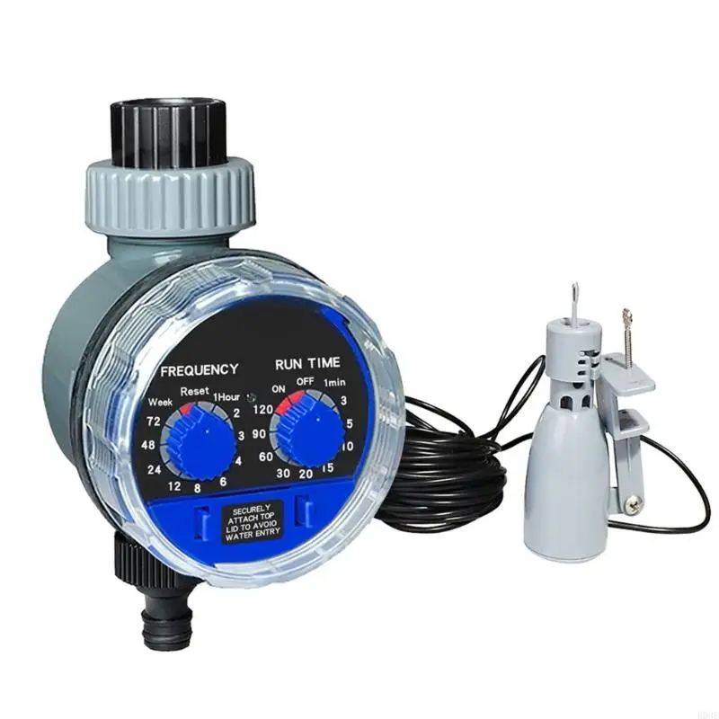 

Advanced Irrigation Controller For Garden bushes Featuring Precise Timing And Efficient Water Usage Simple Installation ABS B03E