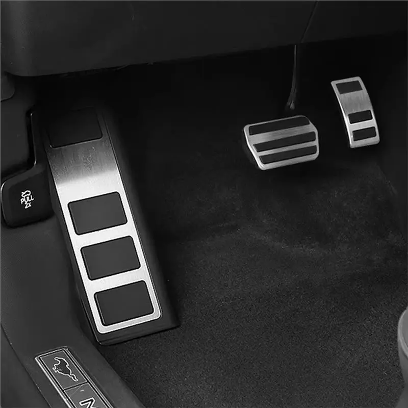 For Ford Mustang MACH-E 2021-2025 Foot Pedal Covers For Accelerator Pedal Pads Dead Brake Accessories