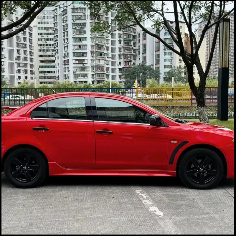 FOR Mitsubishi Lancer EX EVO Sedan 2009-2015 Door Handle Bowl Cup COVER TRIM Decorative Frame Car Styling Auto Parts Accessories