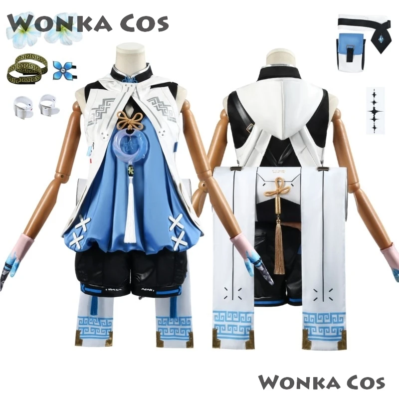 In Stock Youhu Cosplay Game Wuthering Waves Youhu Cosplay Costume Anime Suits Party Role Play Outfits Halloween Dress Uniform