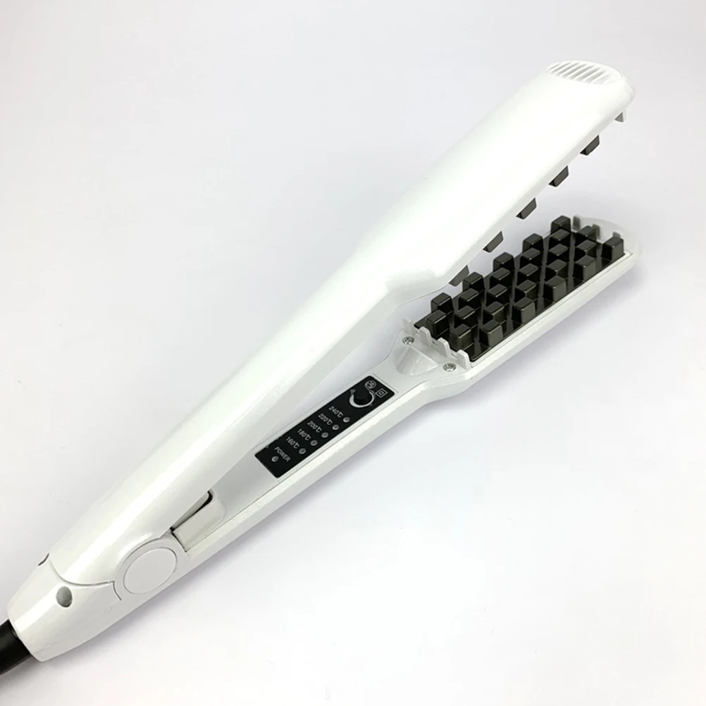 

Electric Dual Use Curler Splint Salon Home Hairdressing Tool Fast Heating Hair Curler Hairdressing Tool White