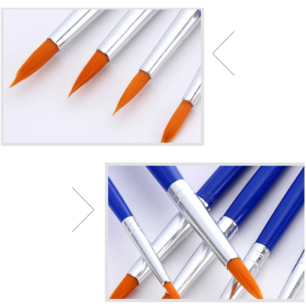 

12Pcs Oil Painting Brushes Set Professional Nylon Hair Lightweight Painting Brush Kit for Watercolor Acrylic Gouache