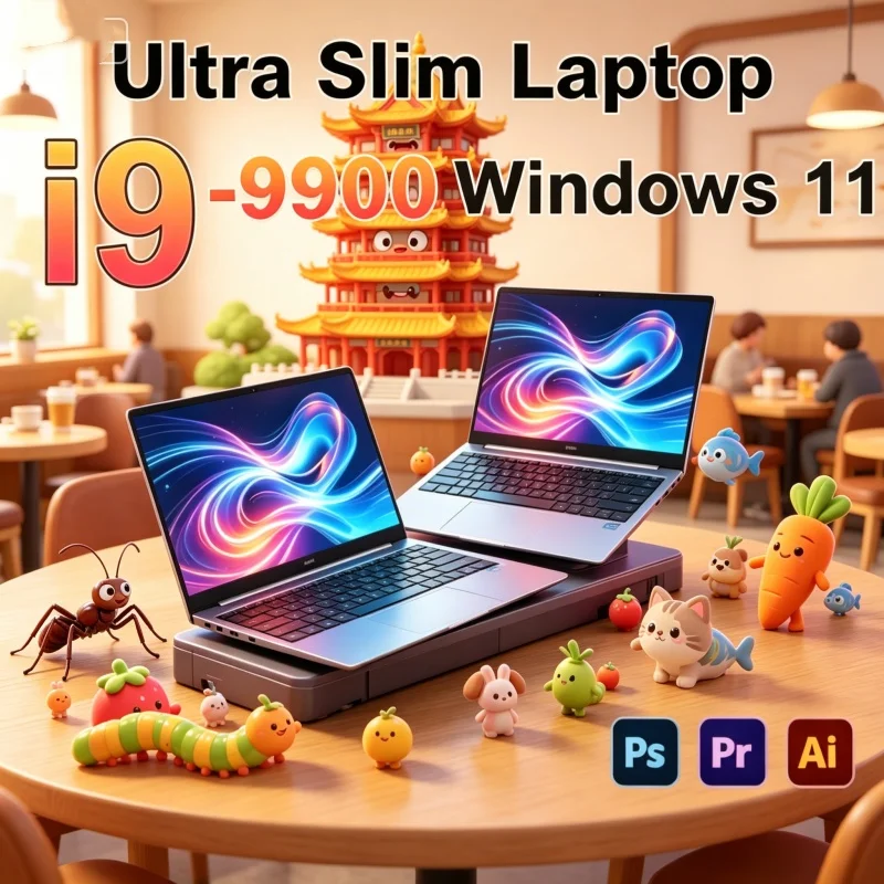 

Supranational 2026 New 15.6 Laptop Intel Core I9 9900 Gaming PC Svelte Ultra Slim Streamlined Office Study Computer PC