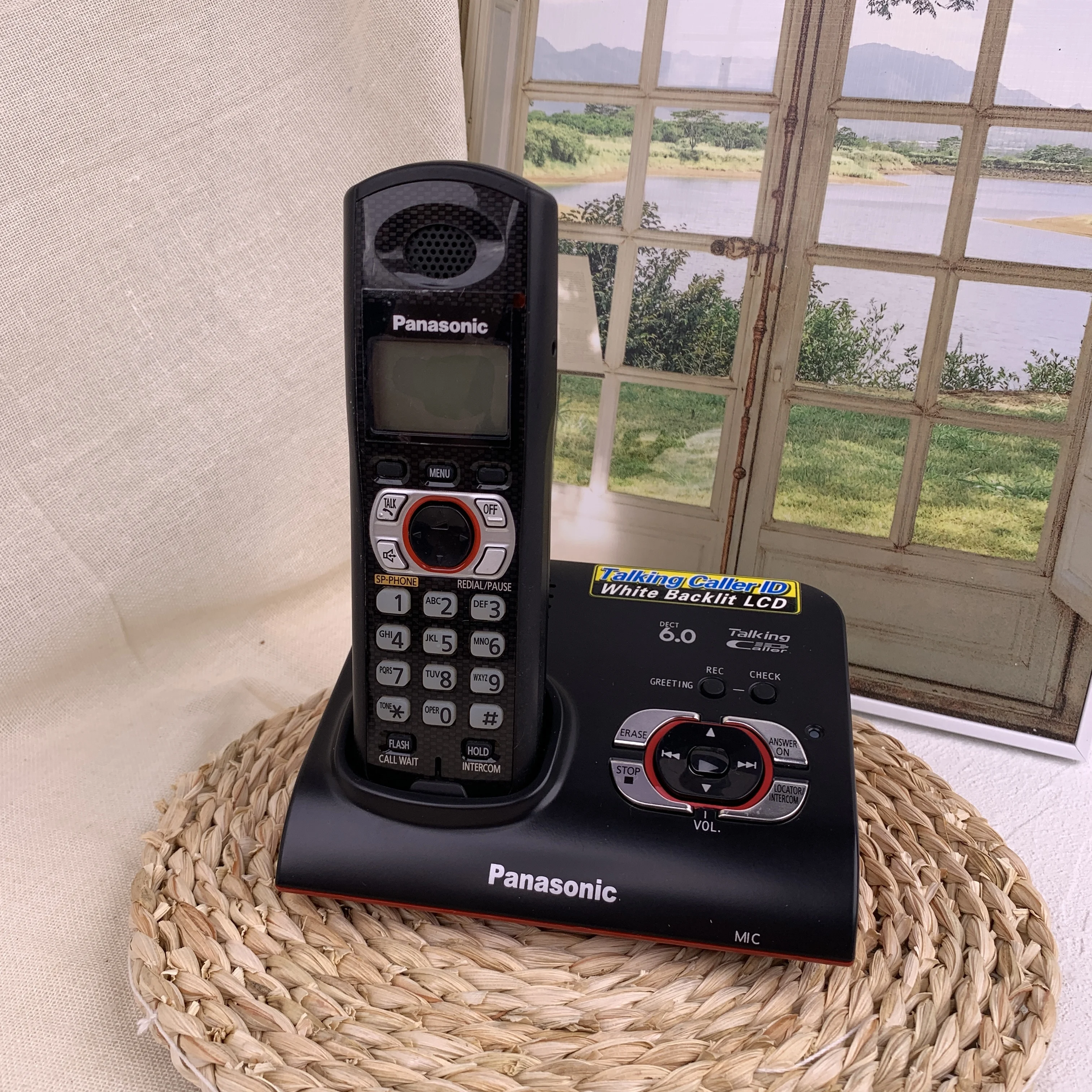 Colorful Screen Digital Wireless Telephone With Intercom Voice Mail Backlit LCD Cordless Phone For Office Home Bussiness