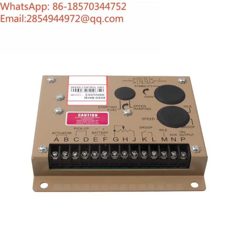 ESD5500E Generator, Speed Controller, Engine Actuator