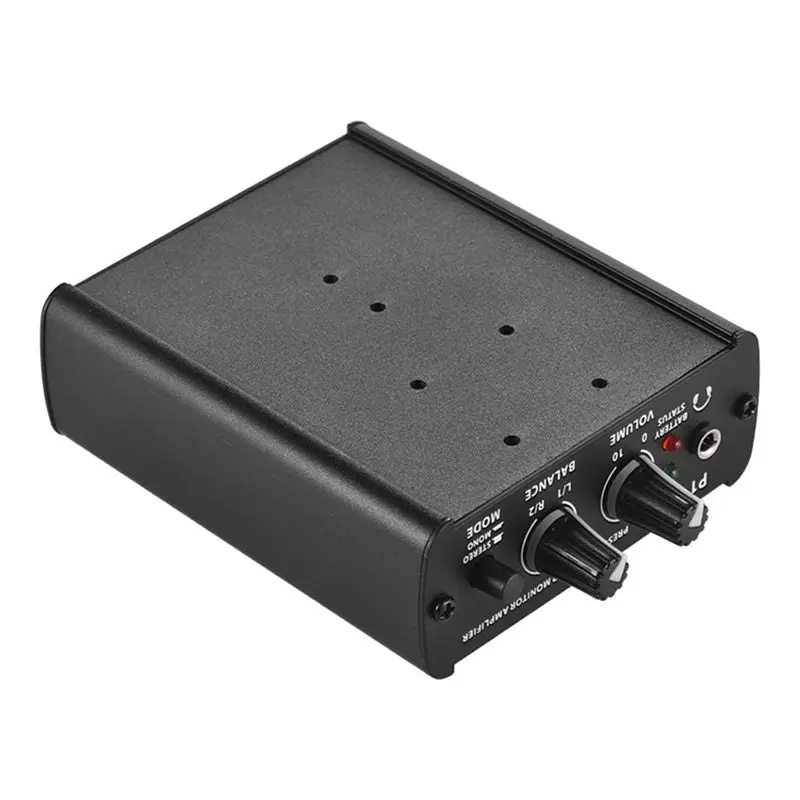 ABRI-4X Personal In-Ear Monitor Headphones Amplifier With XLR Inputs 3.5Mm Output Audio Interface