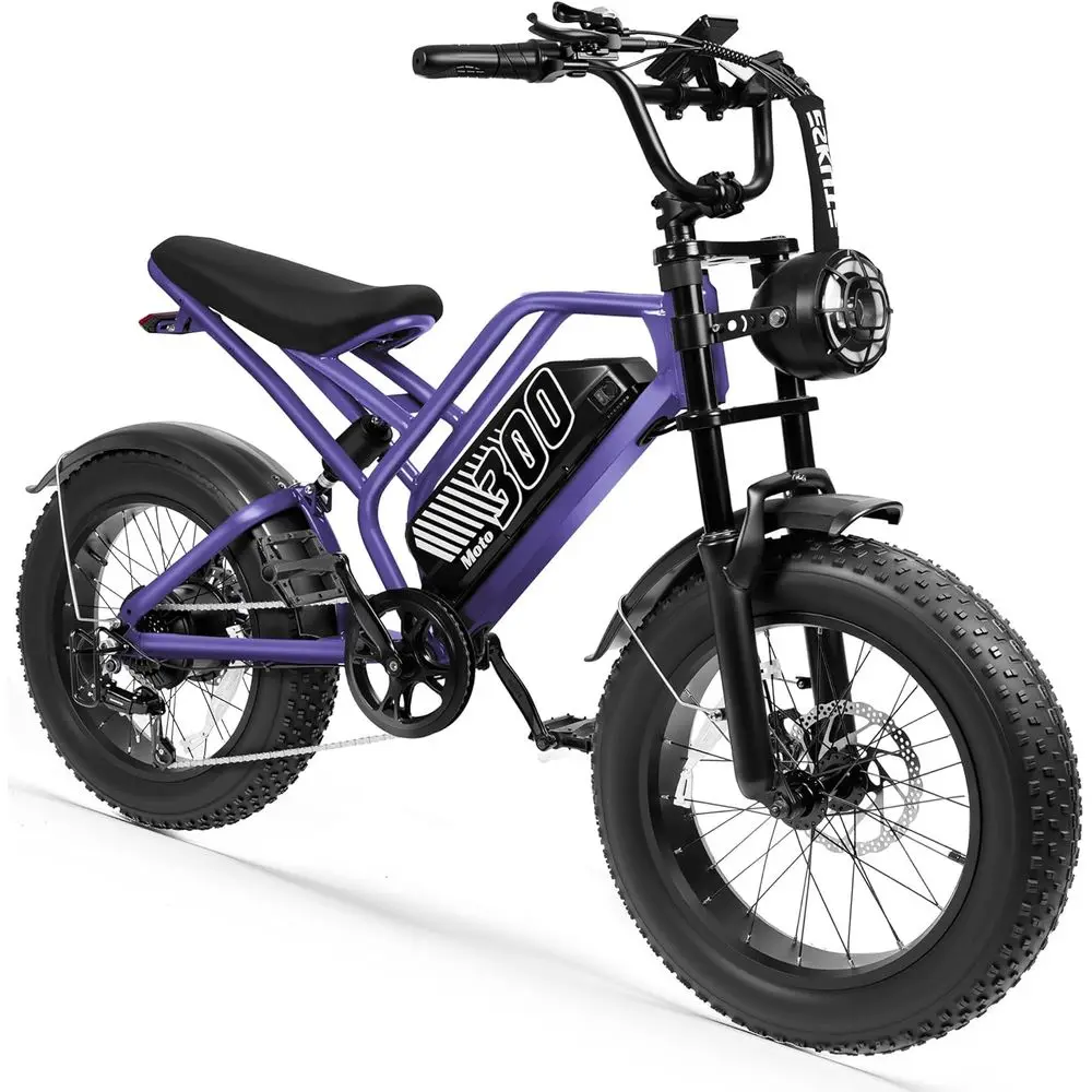 V300 Electric Dirt Bike or Adults & Teens, 20+MPH 1500W Motor, 48V 20.8Ah/41.6Ah Removable Battery,20