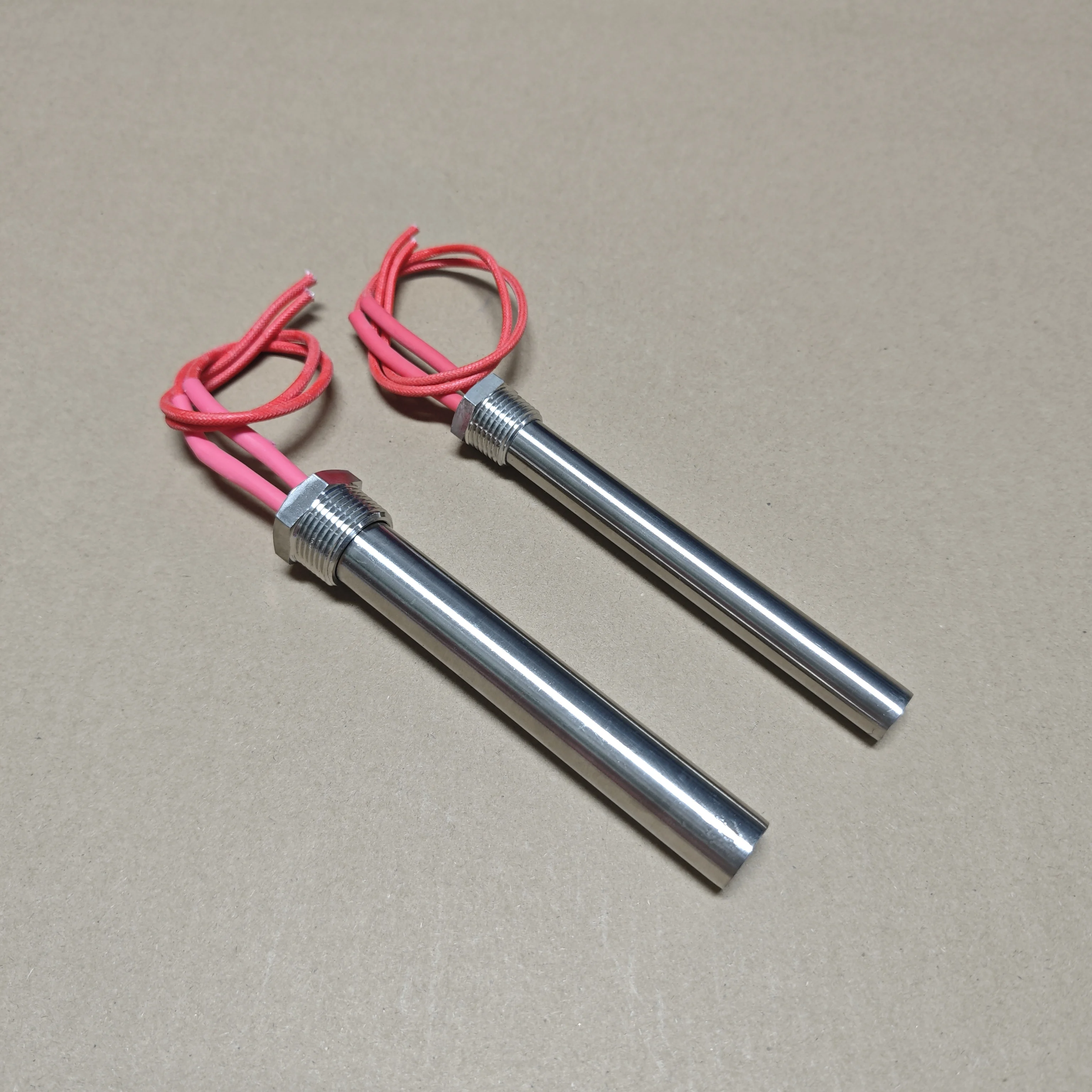 سخان خرطوشة 220 فولت 3/4 بوصة (25 مم) عنصر تسخين المياه الخيط سخان أنبوبي غمر 0.25KW/0.5KW/1KW/1.5KW/2KW/3KW