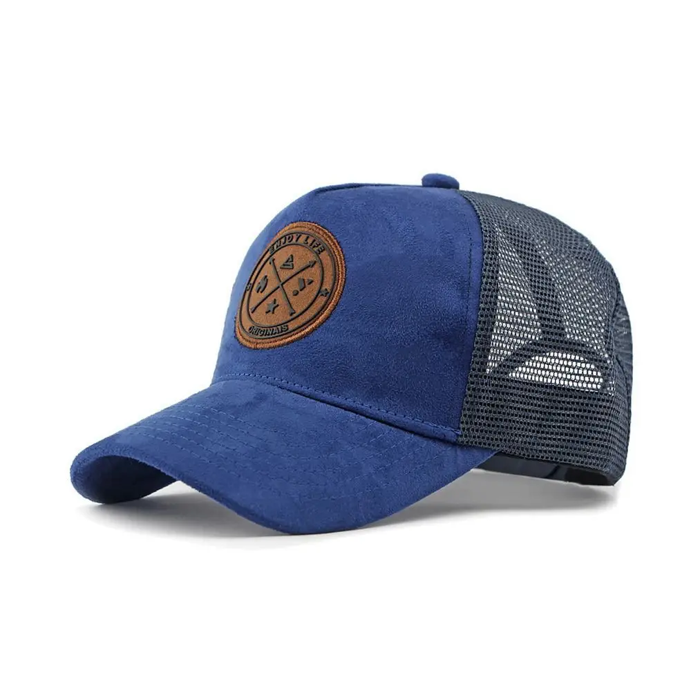 Sport Mesh Yarn Summer Baseball Cap Letter Patch Casual Snapback Hat Hip Hop Embroidery Trucker Caps Outdoor