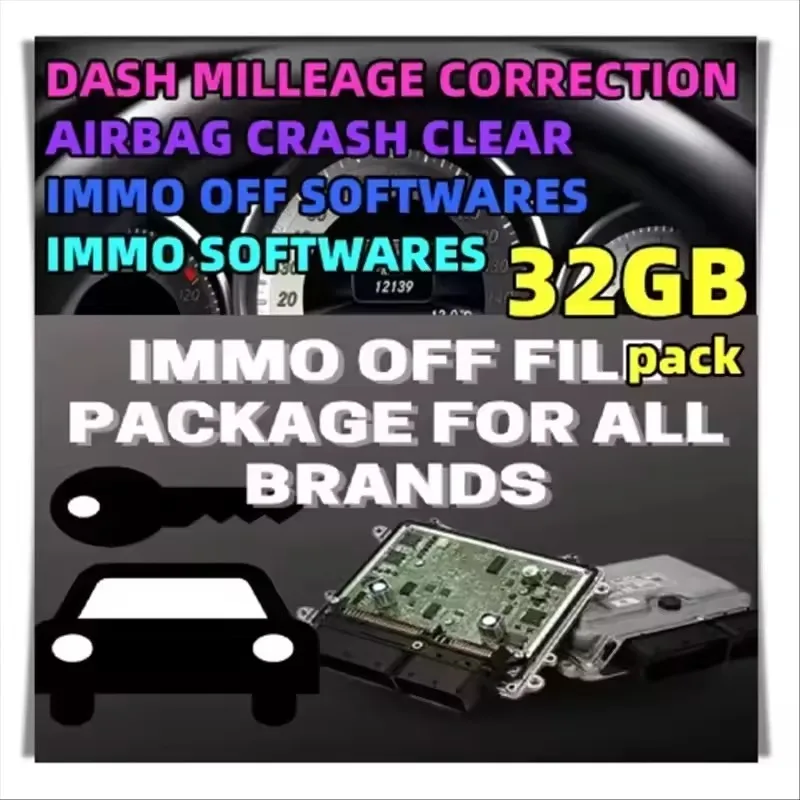 

Новейший комплект 2025 года на 32 ГБ: CORRECTION OF MEDIA DASH + AIRBAG CRASH CLEAR + IMMO OFF + DASH + IMMO SOFTWARES, des