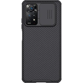 샤오미 레드미 노트 11 프로 5G 글로벌 버전 케이스, 닐킨 캠쉴드 슬라이드 카메라 케이스, 360 렌즈 커버, 휴대폰 가방