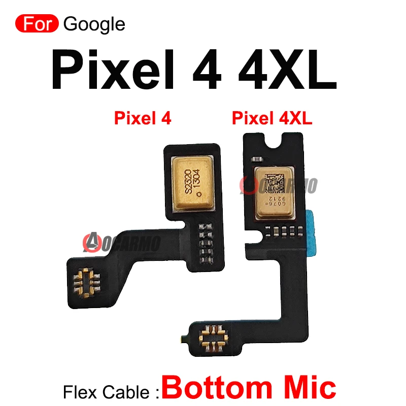 1 pz per Google Pixel 4xl 6 2 4 XL 3XL microfono inferiore Top Mic telefono Flex cavo parti di ricambio