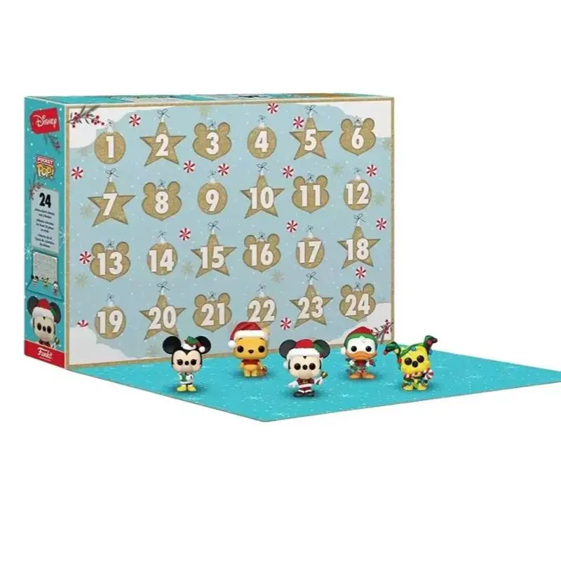 ปฏิทินนับถอยหลังคริสต์มาส 24 วัน ลายอนิเมะมาร์เวล ปี 2025 จำนวน 24 ชิ้น กล่องสุ่มของเล่นน่ารัก ของรางวัลสำหรับเด็ก ของขวัญคริสต์มาส