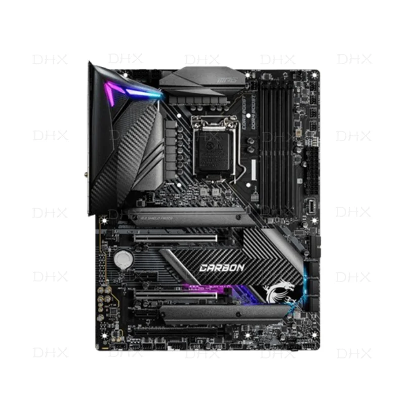 For MSI MPG Z490 GAMING CARBON WIFI Motherboard 128GB LGA 1200 DDR4 ATX Mainboard 100% Tested Fully Work be shipp quickly DH