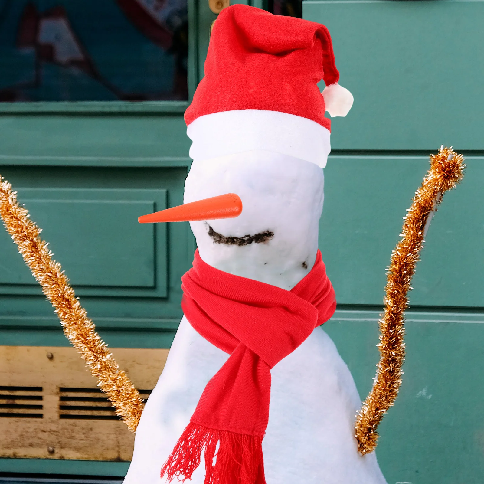 

1 Set Diy Christmas Snowman Costume Kit Decorative Props For Kids Family Party Reusable Xmas Snowman Dressing Craft Ornament