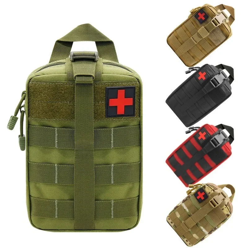 

Portable Tactical First Aid Kit Medical Kit Hiking Travel Home Emergency Treatment Case Survival Kit EDC Bag