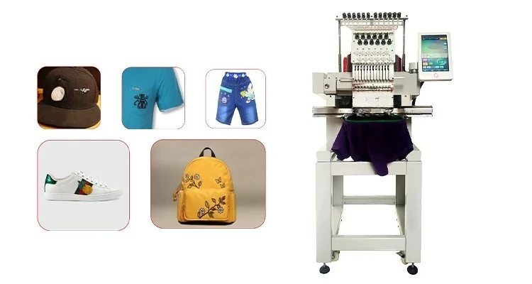 Commercial Computerized Single-head Embroidery Machine