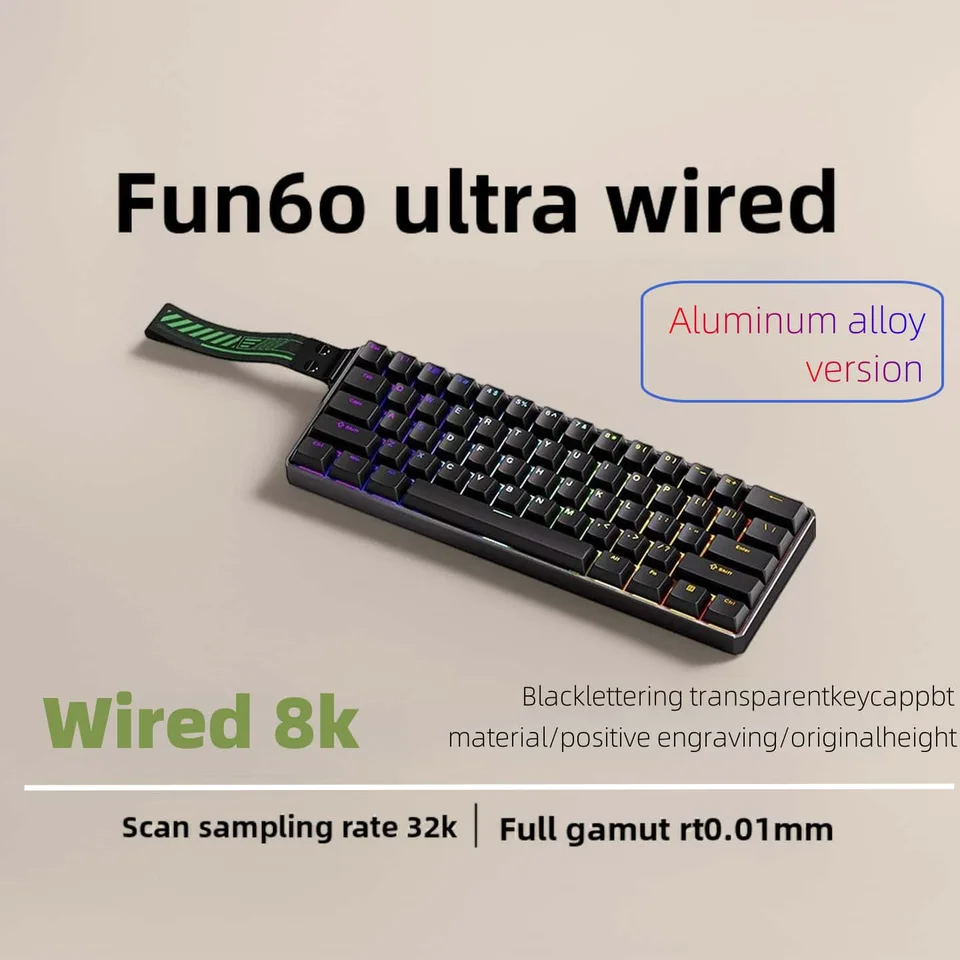 Monsgeek FUN60 ゲーミングマウス 26K DPI USB オプティカル