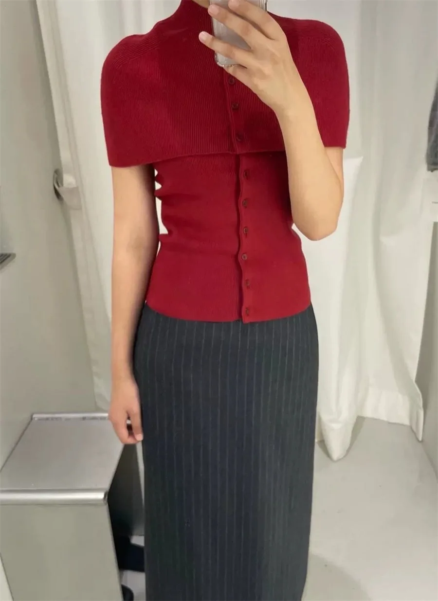 

Высококачественный PREON, осенний новый дизайн, украшенный пуговицами, топ без рукавов, модный комплект для поездок на работу, полиэфирное волокно ort Sve