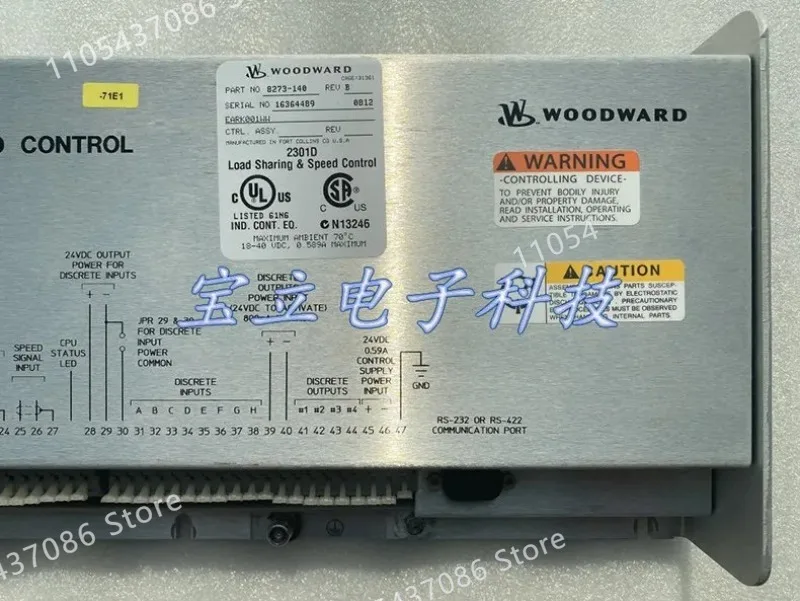 WOODWARD 2301D Generator Set Control Governor 8273-140 Speed Controller