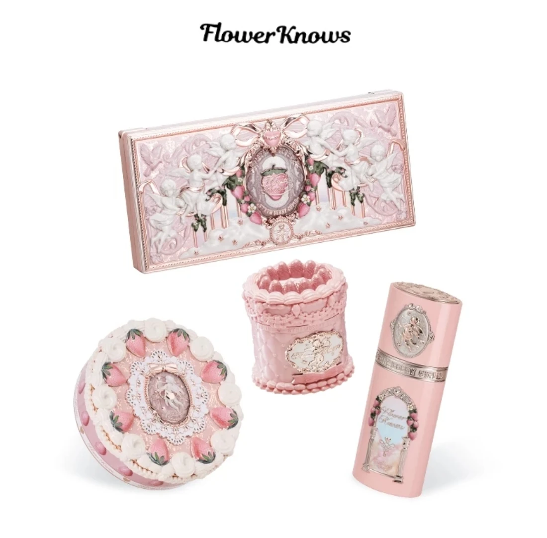 Flower Knows-Palette de fards à barrage en poudre, ensemble de maquillage, rouge à lèvres soyeux lisse, série Harvey Chi id, Jules Mud Velvet 256