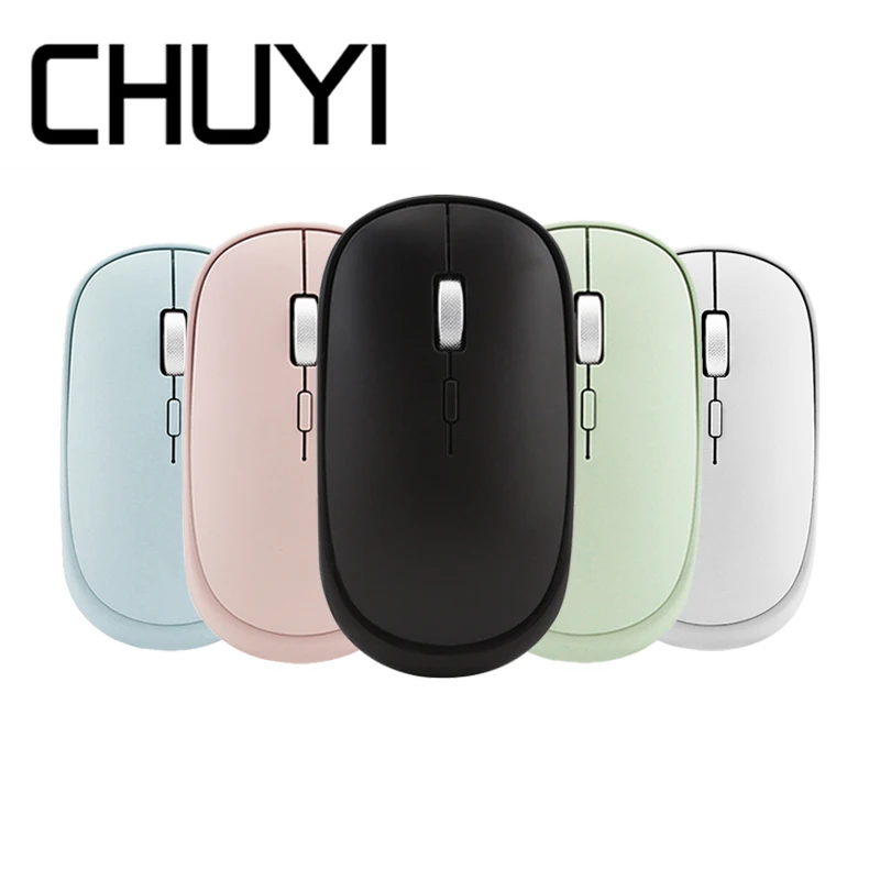 

CHUYI Bluetooth 4.0 Mouse 2.4G Wireless Mini Cute Portable Mause 1600 DPI 3D Office Optical Computer Gaming Mice For PC Laptop