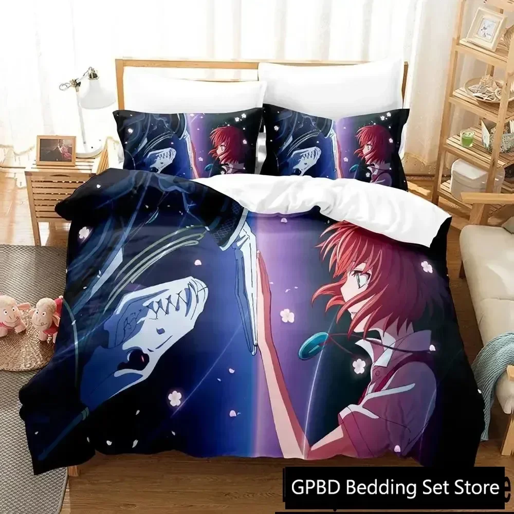 

Anime Ancient Magus' Bride Bedding Set Bedroom Soft Modern Bedspreads Comefortable Kids Duvet Cover Quilt Cover And Pillowcase