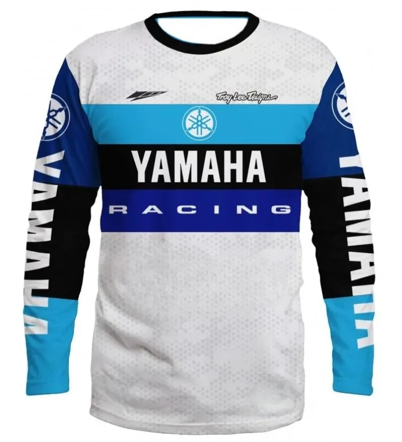 

Модная классическая футболка с длинным рукавом Yamaha для мужчин и женщин, весна-лето 2026, солнцезащитная, для мотоциклов и велоспорта