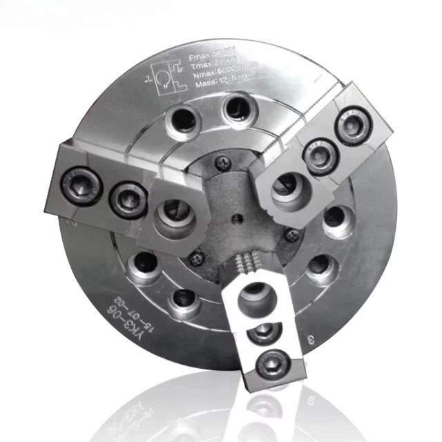 5 6 8 10 12 15 18 Inch 3 Jaw Through-hole Hydraulic Lathe Chuck