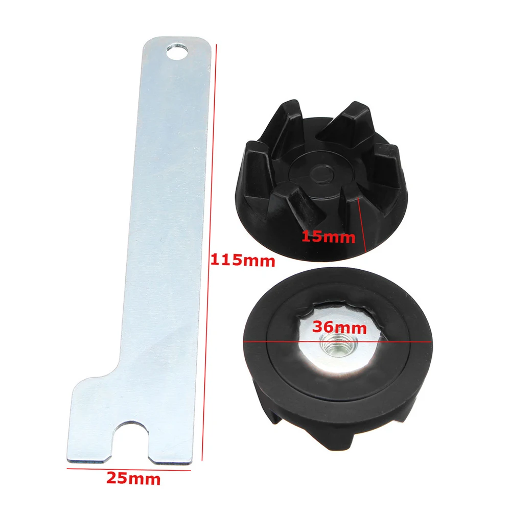 Frizione con accoppiatore in gomma per frullatore da 2 pezzi con strumento di rimozione per ausilio in cucina 9704230